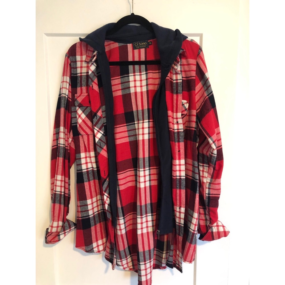 Do Sono hooded flannel - XL